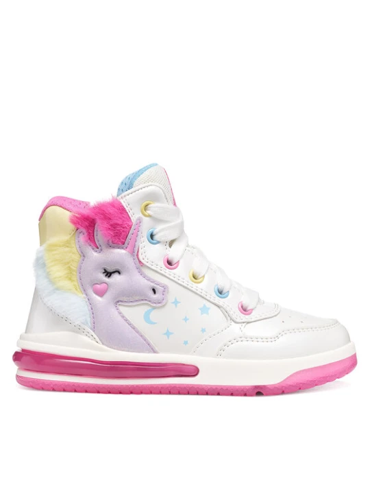 Zdjęcie produktu Sneakersy Geox J Sketlite Girl J66NWA 0NFKN C0653 M Biały