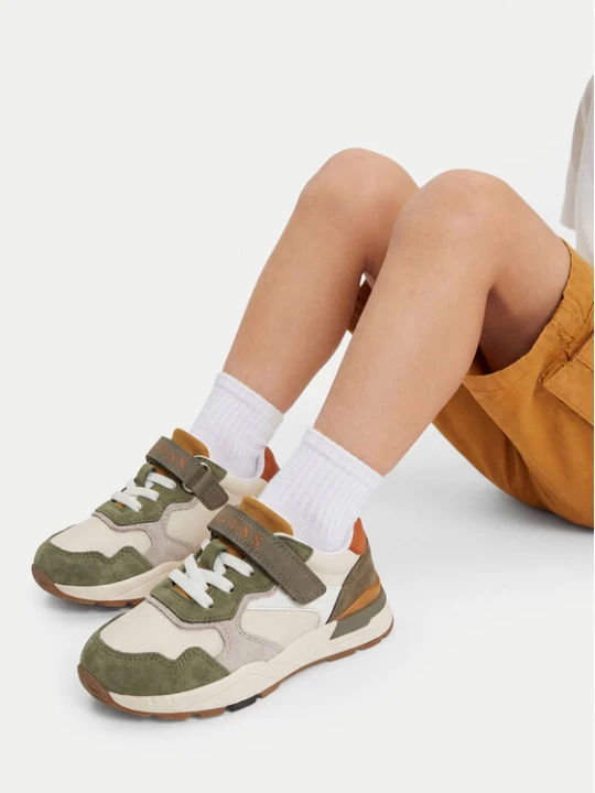 Zdjęcie produktu Sneakersy Guess CEO-AVO-G1-SS2026 Écru Kremowy