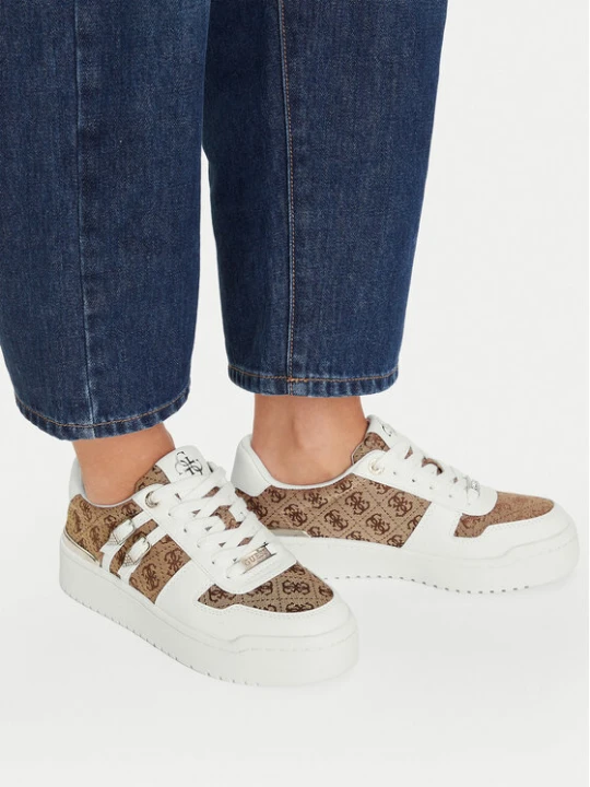 Zdjęcie produktu Sneakersy Guess FLFMA2 FAL12 Brązowy jasny
