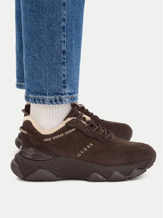 Zdjęcie produktu Sneakersy Guess FLFMI3 SUE12 Brązowy ciemny
