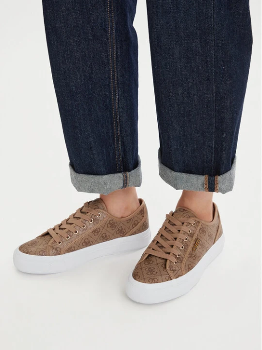 Zdjęcie produktu Sneakersy Guess FLTJ10 FAL12 Brązowy jasny