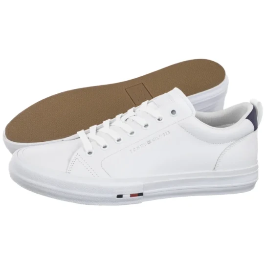 Zdjęcie produktu Sneakersy Harlem Street Lth White FM0FM05708 YBS (TH1437-a) Tommy Hilfiger