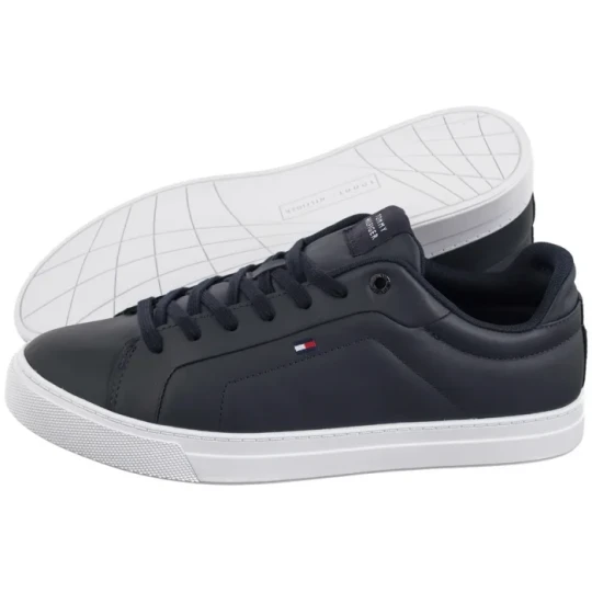 Zdjęcie produktu Sneakersy Icon Court Lth Flag Ess Desert Sky FM0FM05317 DW6 (TH1230-c) Tommy Hilfiger