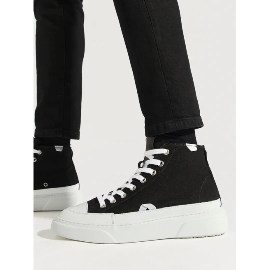 Zdjęcie produktu Sneakersy Inuikii Canvas Lex High 50103-991 Czarny