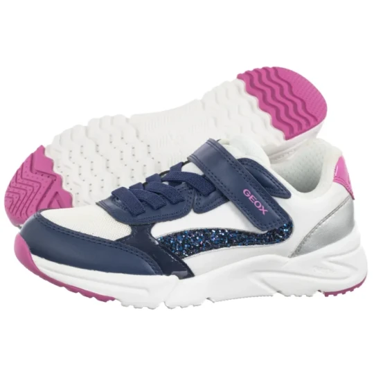 Zdjęcie produktu Sneakersy J Loftus A - Gbk+Nylon White / Dk Royal J46M2A 0FU54 C1Z4R (GE204-b) Geox