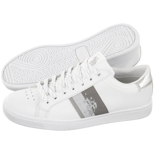 Zdjęcie produktu Sneakersy Jarew1 Club-White-Sil JAREW4178S9 / Y1 (US76-a) U.S. Polo Assn.