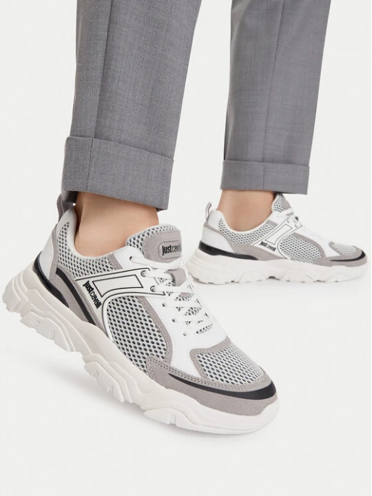 Zdjęcie produktu Sneakersy Just Cavalli 80QA3SH5 ZSE66 Szary