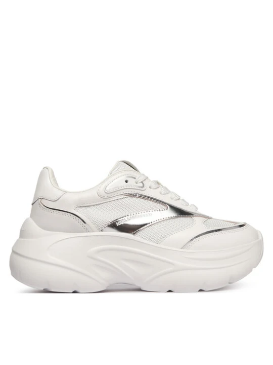 Zdjęcie produktu Sneakersy KARL LAGERFELD Kontour Wedge KL68016 Biały