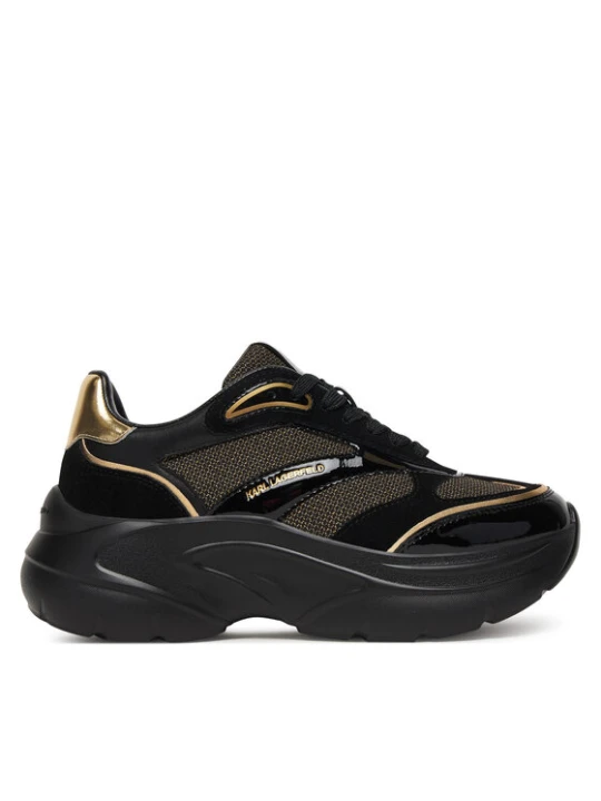 Zdjęcie produktu Sneakersy KARL LAGERFELD Kontour Wedge KL68016 Czarny