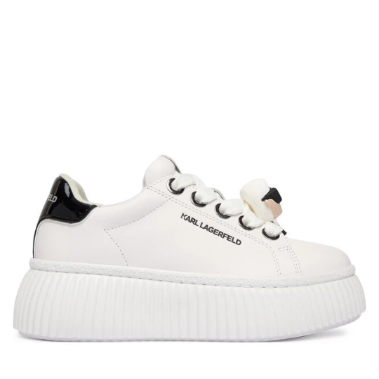 Zdjęcie produktu Sneakersy KARL LAGERFELD Kreeper Lo KL42336T Biały