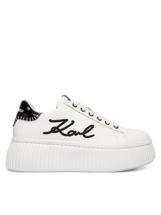 Zdjęcie produktu Sneakersy KARL LAGERFELD Kreeper Lo KL42372C Biały