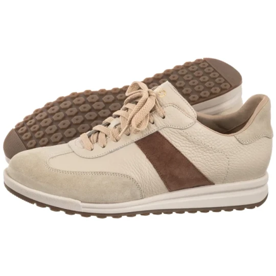 Zdjęcie produktu Sneakersy Kremowe D1RZ2_U_ _5TX (RY1126-b) Ryłko