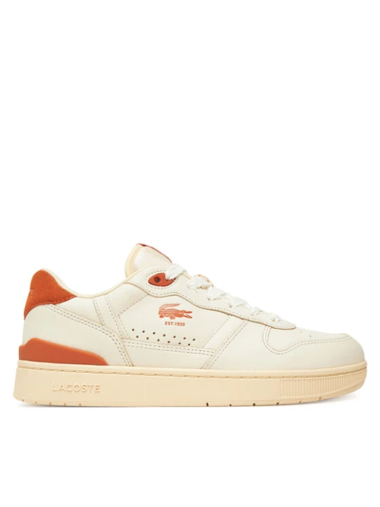 Zdjęcie produktu Sneakersy Lacoste T-Clip Set 749SMA0074157 Écru Kremowy