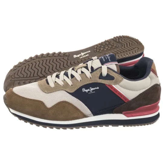 Zdjęcie produktu Sneakersy London Life M Tobacco Brown PMS40035 859 (PE6-a) Pepe Jeans