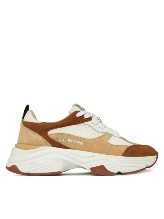 Zdjęcie produktu Sneakersy LOVE MOSCHINO JA15246G0NIQF10B Beżowy