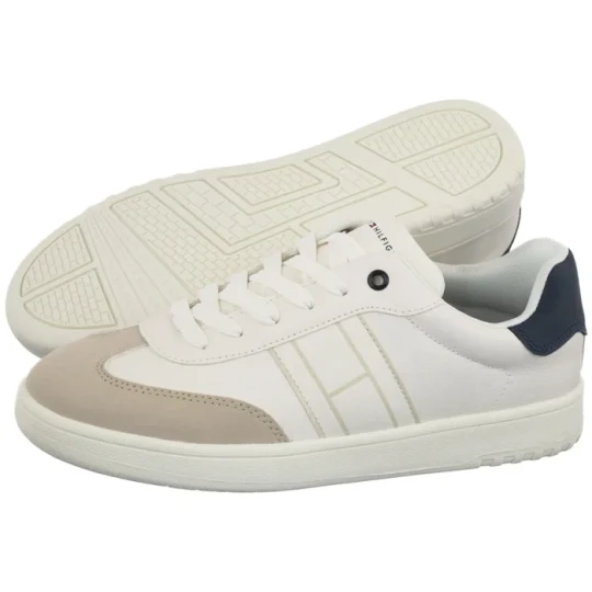 Zdjęcie produktu Sneakersy Low Cut Lace-Up Sneaker Beige / White / Blue T3X9-34355-1269Y007 (TH1451-a) Tommy Hilfiger
