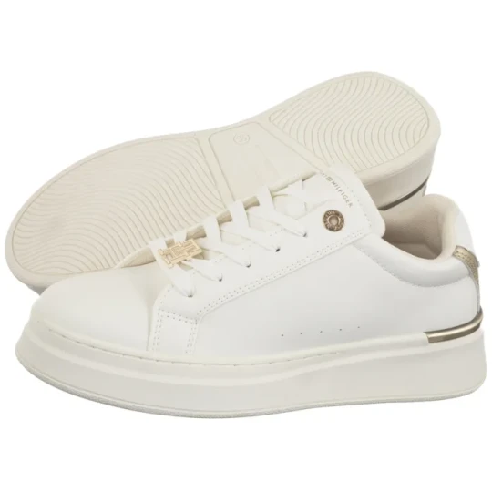 Zdjęcie produktu Sneakersy Low Cut Lace-Up Sneaker Off White / Platinium T3A9-34252-1355X024 (TH1471-a) Tommy Hilfiger