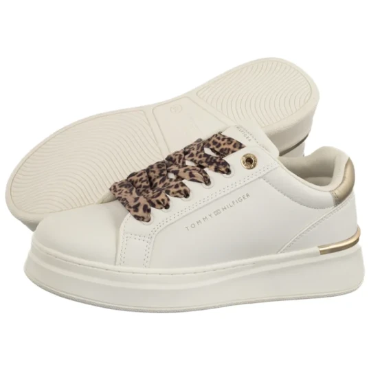 Zdjęcie produktu Sneakersy Low Cut Lace-Up Sneaker Off White/Platinum T3A9-34255-1355X024 (TH1453-a) Tommy Hilfiger