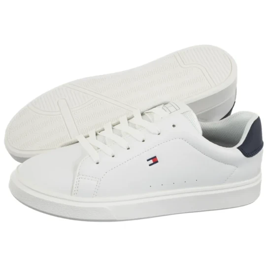 Zdjęcie produktu Sneakersy Low Cut Lace-Up Sneaker White / Blue T3X9-34350-1355X336 (TH1456-a) Tommy Hilfiger