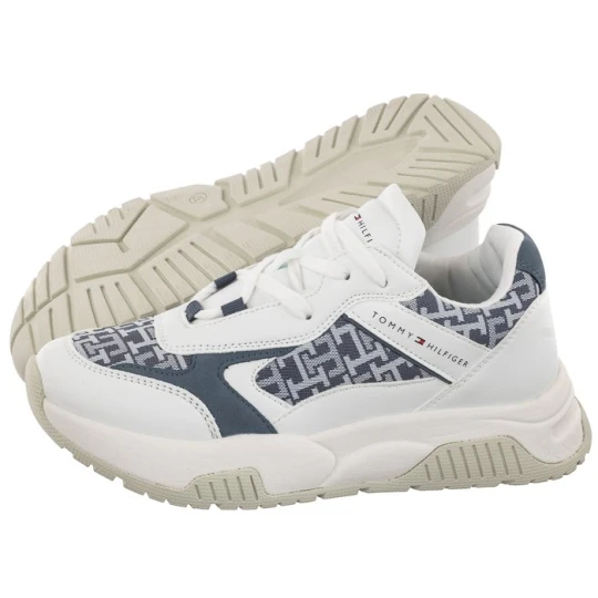 Zdjęcie produktu Sneakersy Low Cut Lace-Up Sneaker White / Denim T3A9-32742-1470 X448 (TH743-a) Tommy Hilfiger