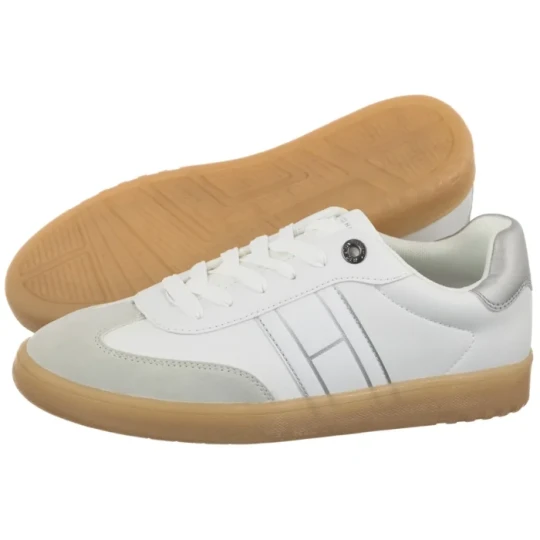 Zdjęcie produktu Sneakersy Low Cut Lace-Up Sneaker White / Silver T3A9-34242-1269X025 (TH1455-a) Tommy Hilfiger