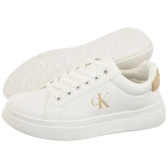 Zdjęcie produktu Sneakersy Low Cutt Lace-Up Sneaker Off White/Beige V3X9-83300-1355A472 (CK732-a) Calvin Klein