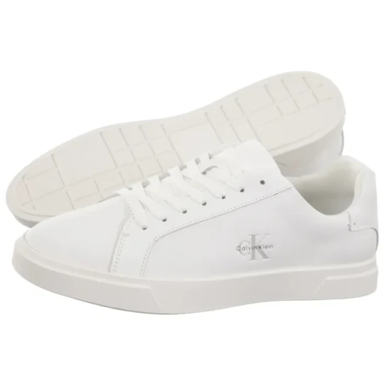 Zdjęcie produktu Sneakersy Low Pro Cups Lth Ml Triple Bright White HW0HW03146 0K4 (CK736-a) Calvin Klein