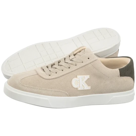 Zdjęcie produktu Sneakersy Low Pro Cups Wt Suede Mg Light Cashew / Lichen Green HW0HW03144 (CK739-a) Calvin Klein