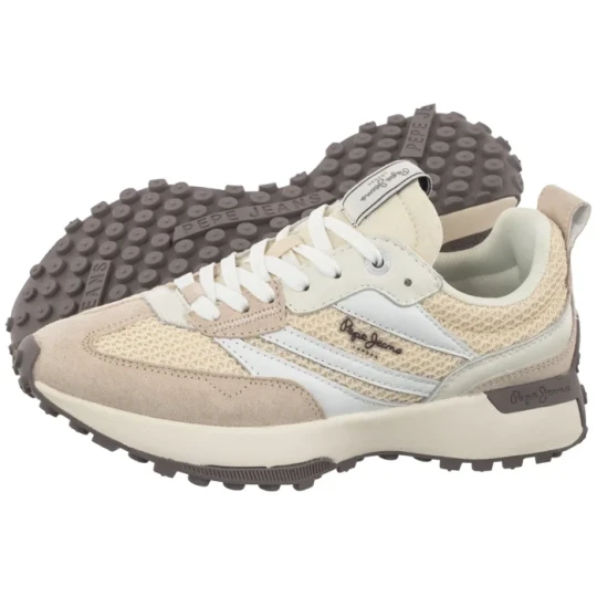 Zdjęcie produktu Sneakersy Lucky Knitted W Mousse White PLS600046 808 (PE96-a) Pepe Jeans