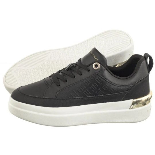 Zdjęcie produktu Sneakersy Lux Court Sneaker Monogram Black FW0FW07808 BDS (TH1014-b) Tommy Hilfiger