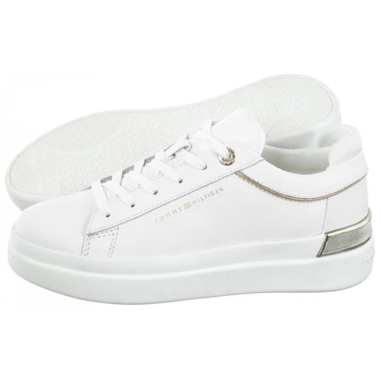 Zdjęcie produktu Sneakersy Lux Metallic Cupsole Sneaker White FW0FW07030 YBS (TH764-a) Tommy Hilfiger
