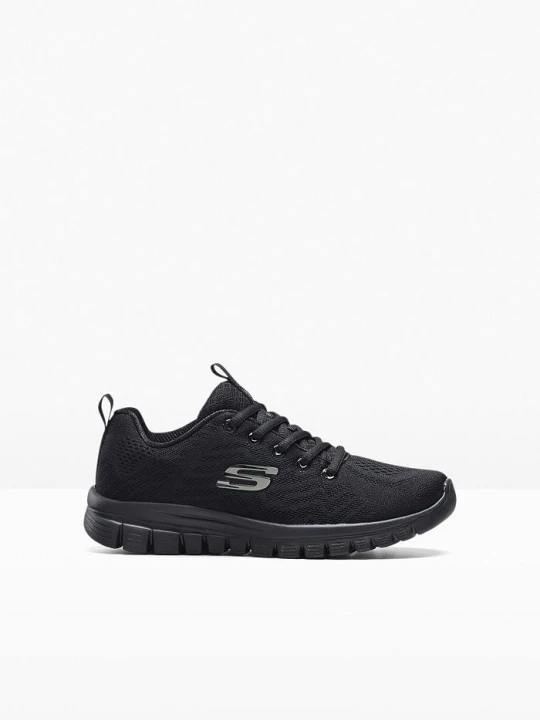 Zdjęcie produktu Sneakersy marki Skechers z pianką memory BonPrix czarny