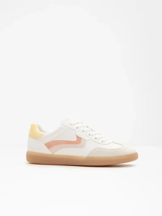 Zdjęcie produktu Sneakersy marki Tamris o wyglądzie retro BonPrix beżowy