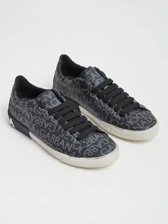 Zdjęcie produktu Sneakersy męskie skórzane Portofino Vintage DOLCE & GABBANA