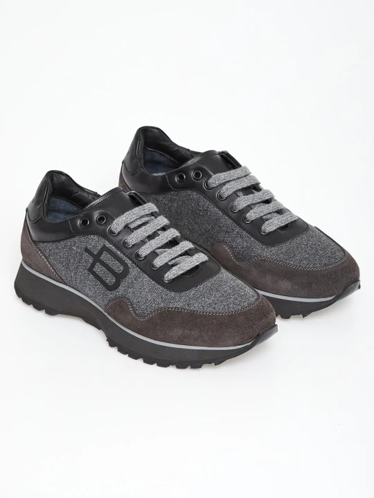 Zdjęcie produktu Sneakersy męskie zamszowe BALDININI