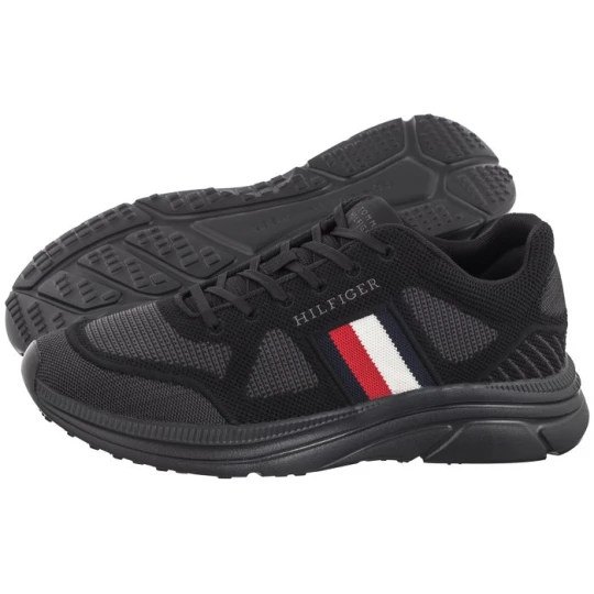 Zdjęcie produktu Sneakersy Modern Runner Knit Evo Ess Black FM0FM05245 BDS (TH1121-a) Tommy Hilfiger