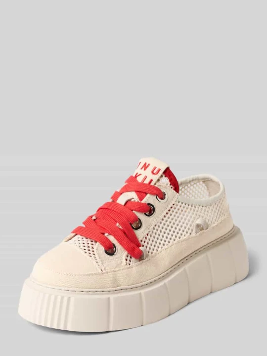 Zdjęcie produktu Sneakersy na platformie model 'Matilda' Inuikii Złamany biały