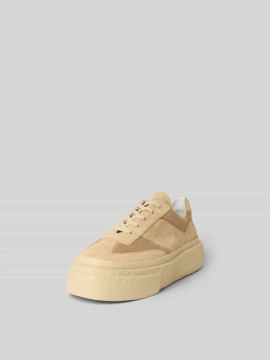 Zdjęcie produktu Sneakersy na platformie z otworami wentylacyjnymi MM6 Maison Margiela Beżowy