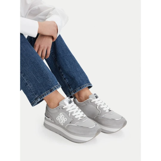 Zdjęcie produktu Sneakersy Nine West SS25-3C093 Srebrny
