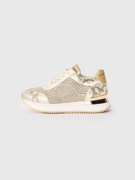 Zdjęcie produktu Sneakersy niskie Alma en Pena złoty