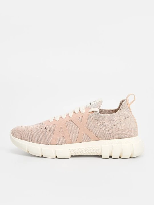 Zdjęcie produktu Sneakersy niskie Armani Exchange metaliczny szary