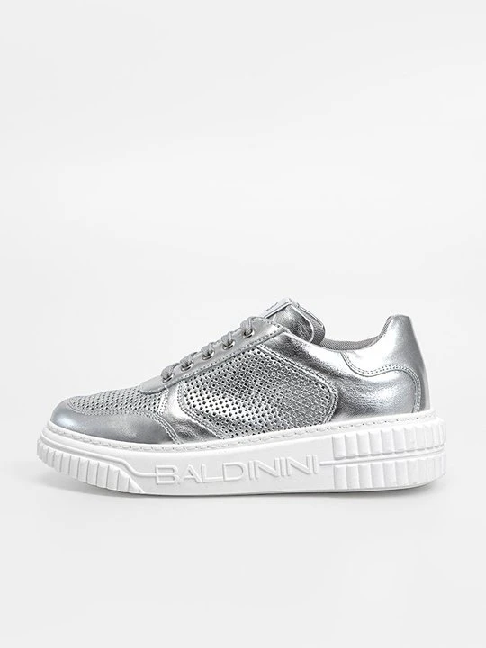 Zdjęcie produktu Sneakersy niskie Baldinini srebrny