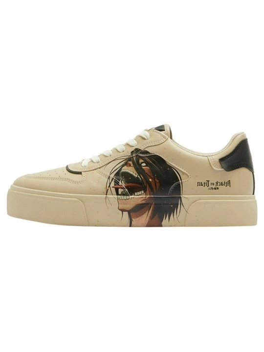 Zdjęcie produktu Sneakersy niskie Bershka piaskowy