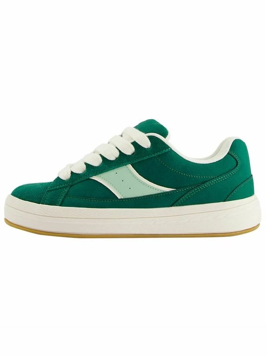 Zdjęcie produktu Sneakersy niskie Bershka zielony