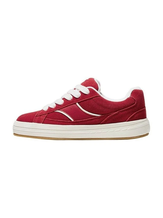 Zdjęcie produktu Sneakersy niskie Bershka czerwony