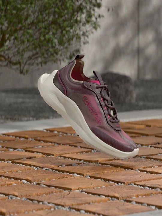 Zdjęcie produktu Sneakersy niskie Calvin Klein bordowy