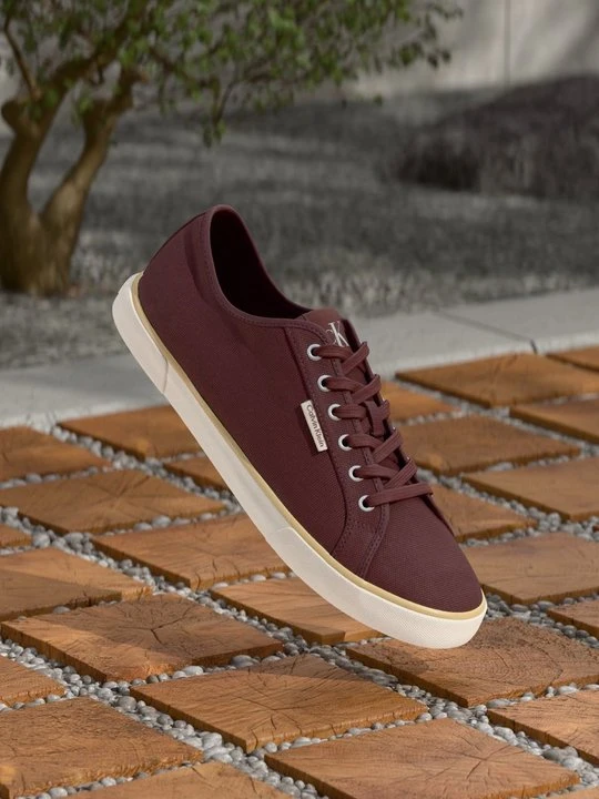 Zdjęcie produktu Sneakersy niskie Calvin Klein Jeans bordowy