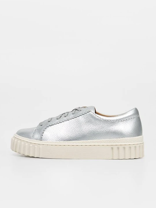 Zdjęcie produktu Sneakersy niskie Clarks srebrny