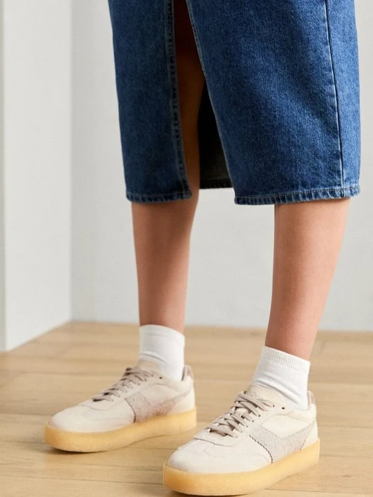 Zdjęcie produktu Sneakersy niskie Clarks mleczny