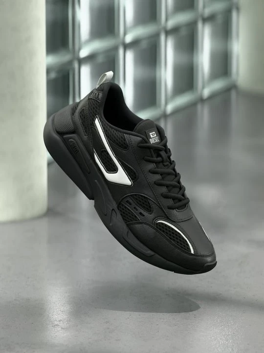 Zdjęcie produktu Sneakersy niskie Diesel antracytowy melanż